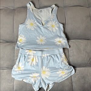 Floral Tank and Shorts Set